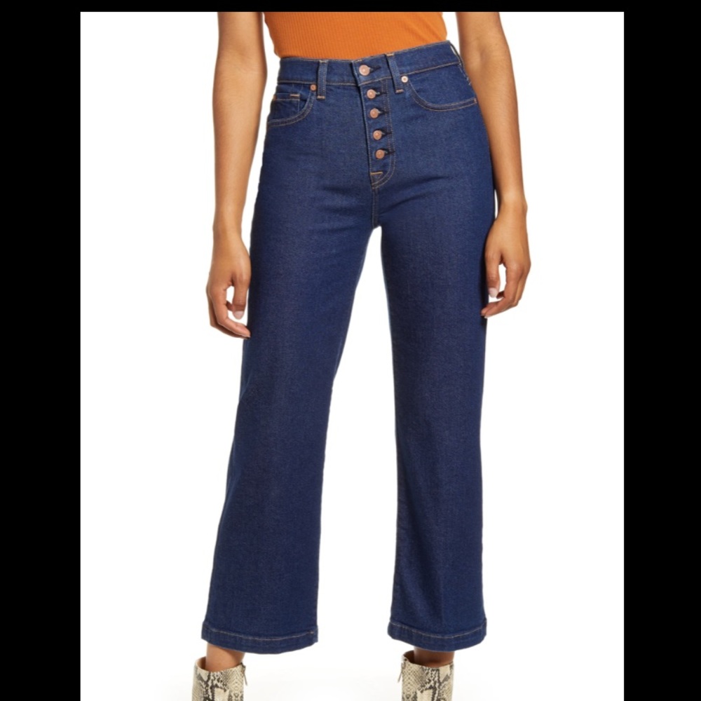 7 For All Mankind Cropped Alexa Denim 27